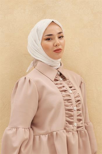 Silk Home Olinda Eşarp - Beyaz Taş