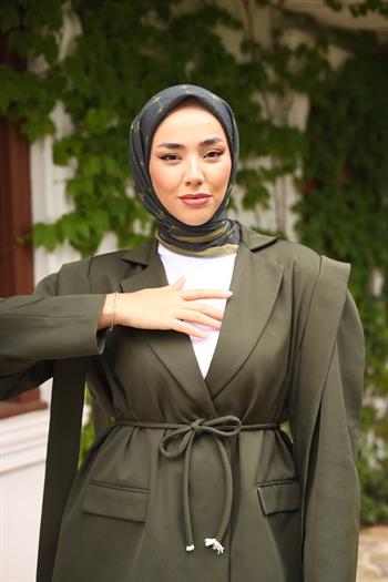 Silk Home Olinda Eşarp - Çam Yeşili