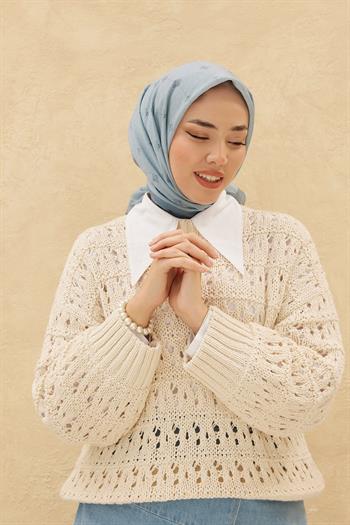 Silk Home Olinda Eşarp - Gök Mavi