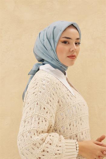 Silk Home Olinda Eşarp - Gök Mavi