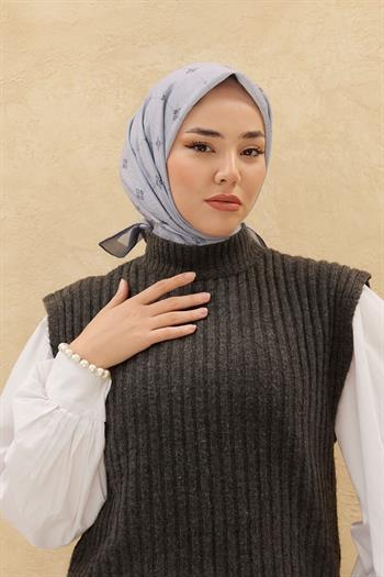 Silk Home Olinda Eşarp - Gri Füme