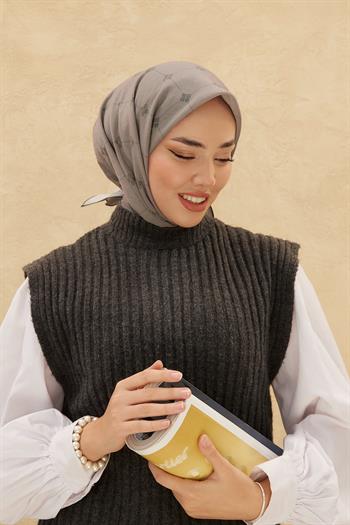 Silk Home Olinda Eşarp - Koyu Duman