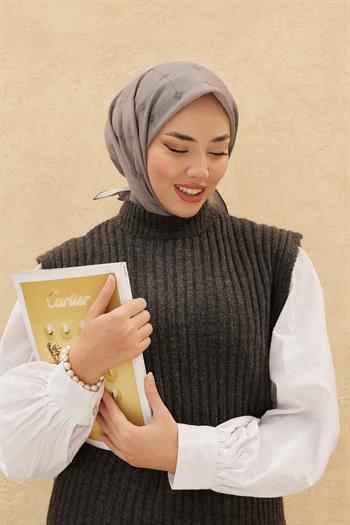 Silk Home Olinda Eşarp - Koyu Duman