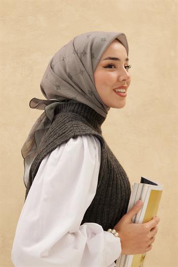 Silk Home Olinda Eşarp - Koyu Duman