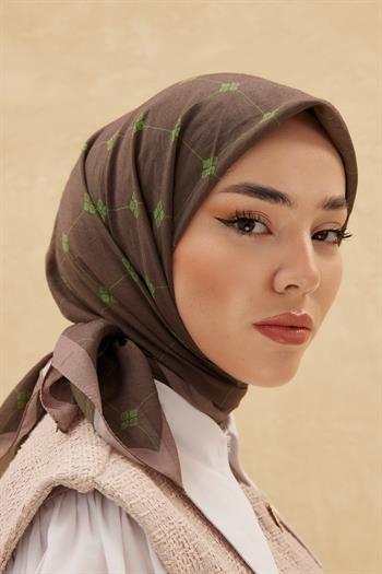 Silk Home Olinda Eşarp - Koyu Haki