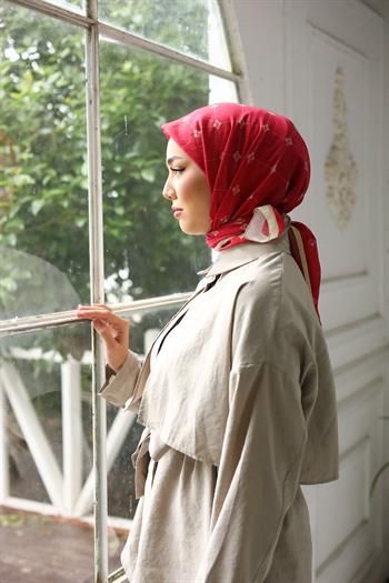 Silk Home Olinda Eşarp - Pembe Bej