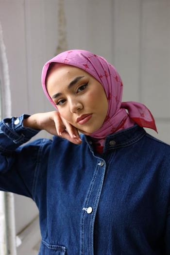 Silk Home Olinda Eşarp - Pembe Kırmızı