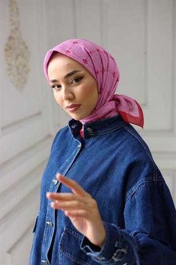 Silk Home Olinda Eşarp - Pembe Kırmızı