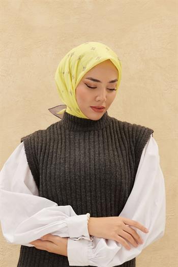 Silk Home Olinda Eşarp - Sarı Yeşil