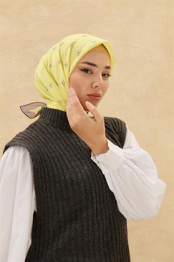 Silk Home Olinda Eşarp - Sarı Yeşil