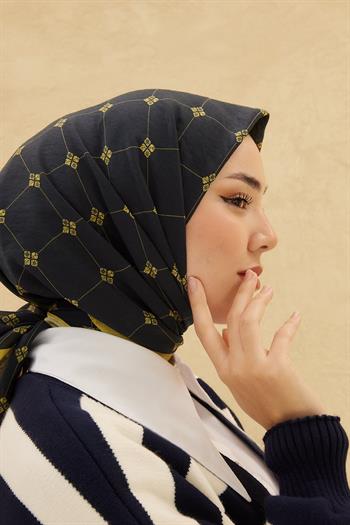 Silk Home Olinda Eşarp - Siyah Safran