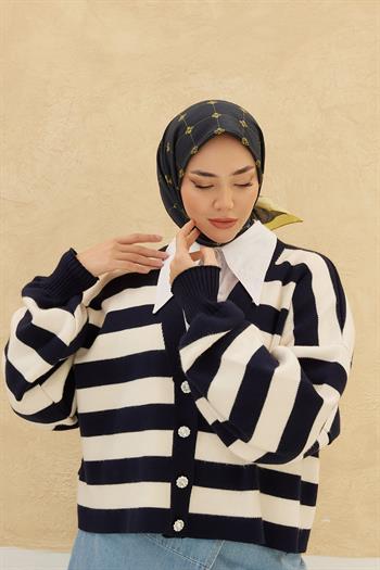 Silk Home Olinda Eşarp - Siyah Safran