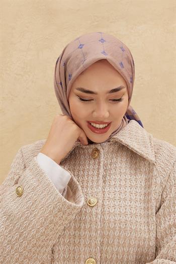 Silk Home Olinda Eşarp - Vizon Mavi