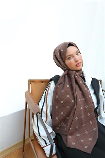 Silk Home Olinda Şal - 49003 - Acı Kahve