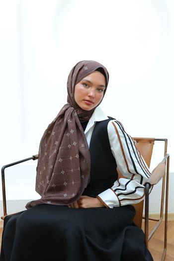 Silk Home Olinda Şal - 49003 - Acı Kahve