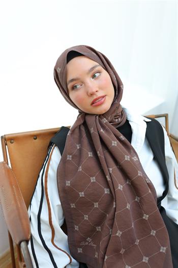 Silk Home Olinda Şal - 49003 - Acı Kahve