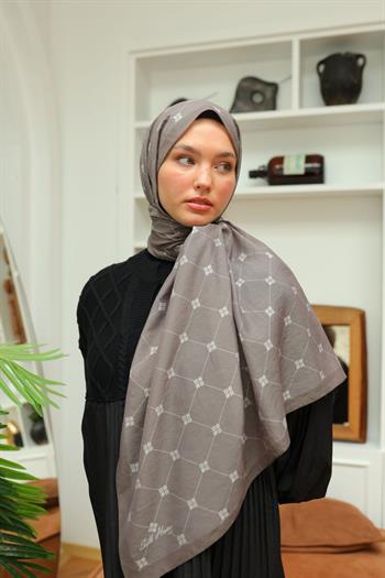 Silk Home Olinda Şal - 49003 - Koyu Taş