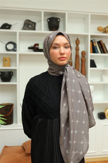 Silk Home Olinda Şal - 49003 - Koyu Taş