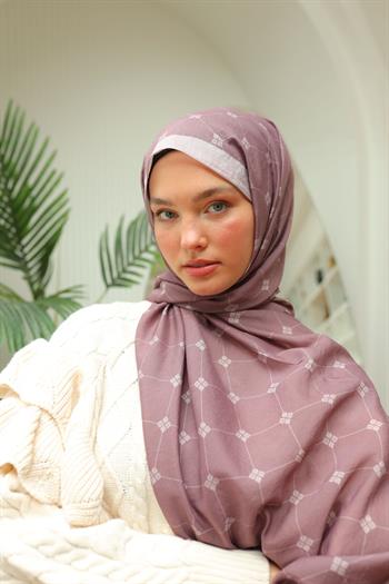 Silk Home Olinda Şal - 49003 - Mat Gül Kurusu