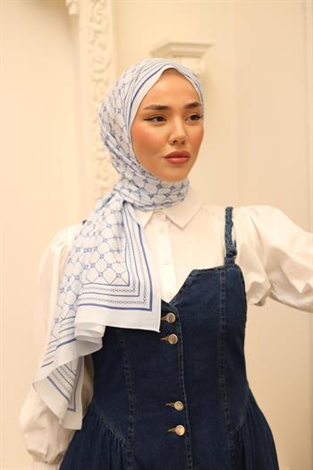 Silk Home Olinda Şal - 49005 - 05 Buz Mavi Lacivert