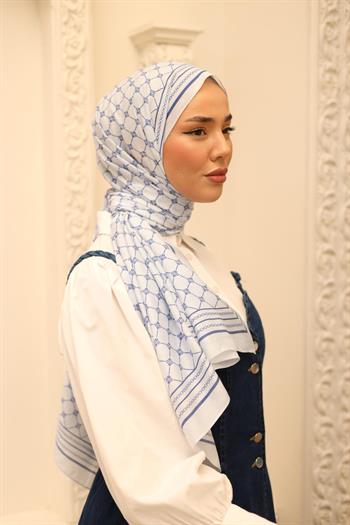 Silk Home Olinda Şal - 49005 - 05 Buz Mavi Lacivert