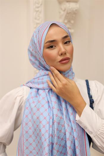 Silk Home Olinda Şal - 49005 - 08 Mavi Mercan