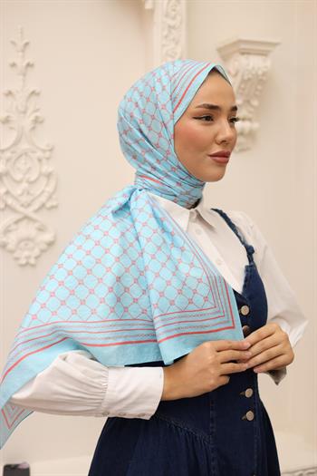 Silk Home Olinda Şal - 49005 - 09 Mavi Turuncu