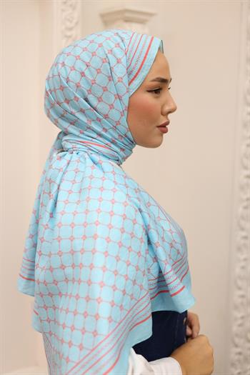 Silk Home Olinda Şal - 49005 - 09 Mavi Turuncu