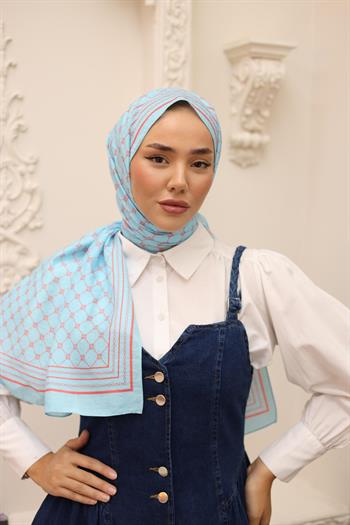 Silk Home Olinda Şal - 49005 - 09 Mavi Turuncu