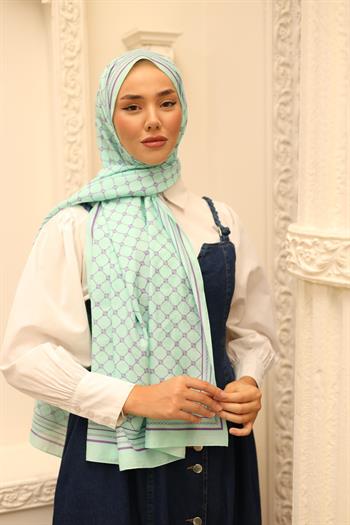 Silk Home Olinda Şal - 49005 - 15 Turkuaz Mor