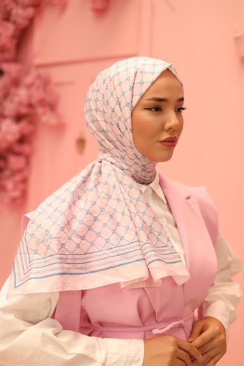 Silk Home Olinda Şal - 49005 - 25 Pembe Mavi