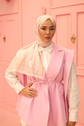 Silk Home Olinda Şal - 49005 - 26 Pembe Yeşil