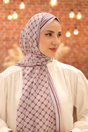 Silk Home Olinda Şal - 49005 - 28 Gül Kurusu Şarabi