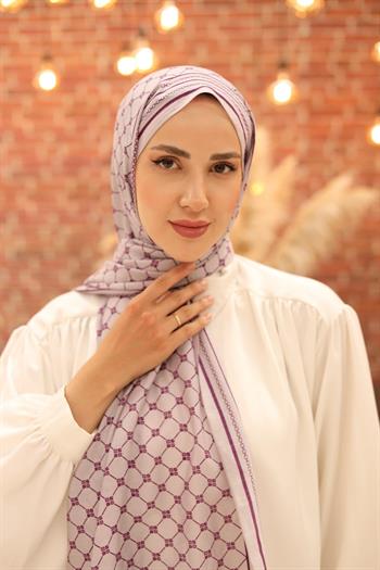 Silk Home Olinda Şal - 49005 - 28 Gül Kurusu Şarabi