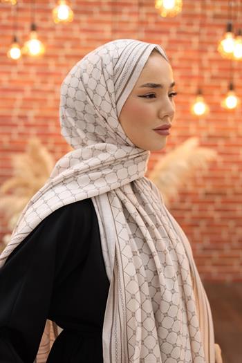 Silk Home Olinda Şal - 49005 - 35 Bej Vizon