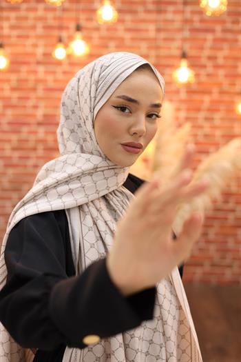 Silk Home Olinda Şal - 49005 - 35 Bej Vizon