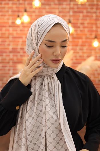 Silk Home Olinda Şal - 49005 - 35 Bej Vizon