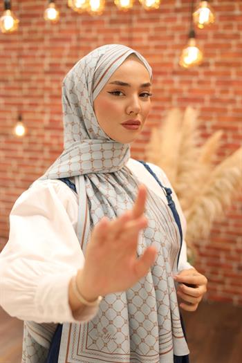 Silk Home Olinda Şal - 49005 - 07 Mavi Taba