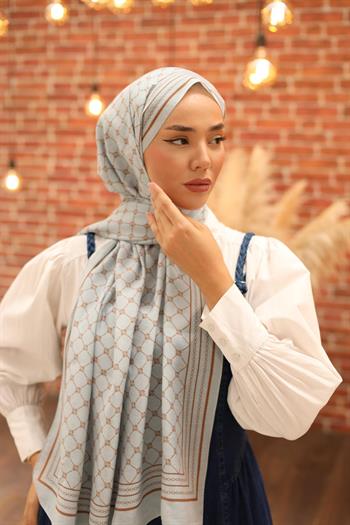 Silk Home Olinda Şal - 49005 - 07 Mavi Taba