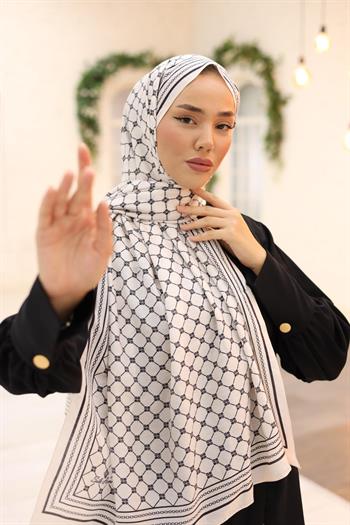 Silk Home Olinda Şal - 49005 - 03 Siyah Beyaz