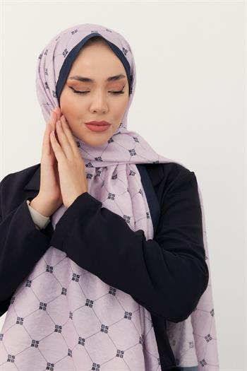 Silk Home Olinda Şal - 49003 - Açık Lila Lacivert