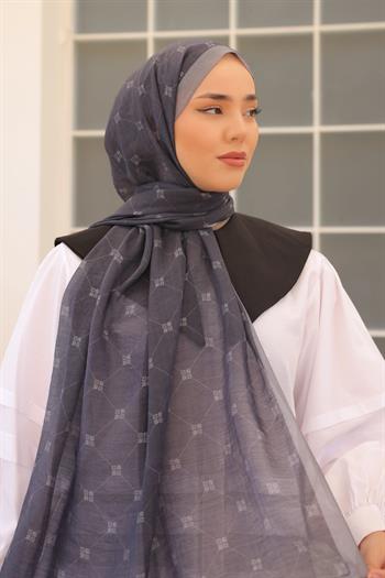 Silk Home Olinda Şal - 49003 - Antrasit