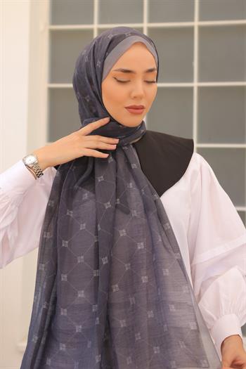 Silk Home Olinda Şal - 49003 - Antrasit