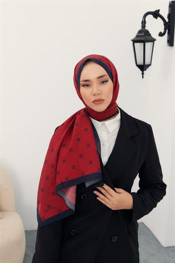 Silk Home Olinda Şal - 49003 - Bordo Siyah