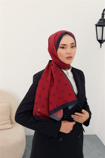 Silk Home Olinda Şal - 49003 - Bordo Siyah