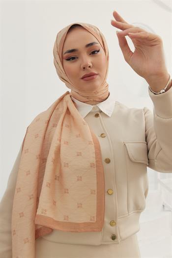 Silk Home Olinda Şal - 49003 - Koyu Bej