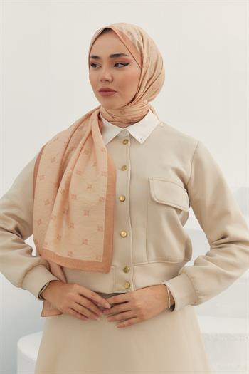 Silk Home Olinda Şal - 49003 - Koyu Bej