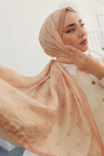 Silk Home Olinda Şal - 49003 - Koyu Bej