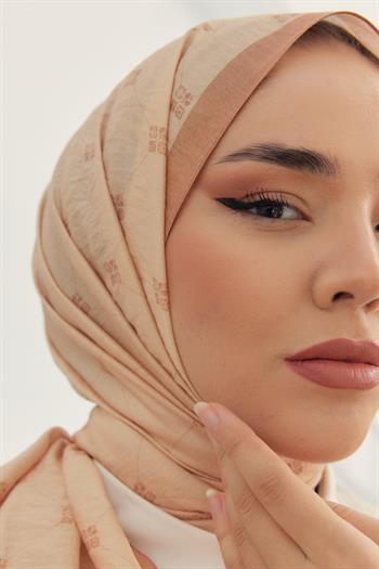 Silk Home Olinda Şal - 49003 - Koyu Bej