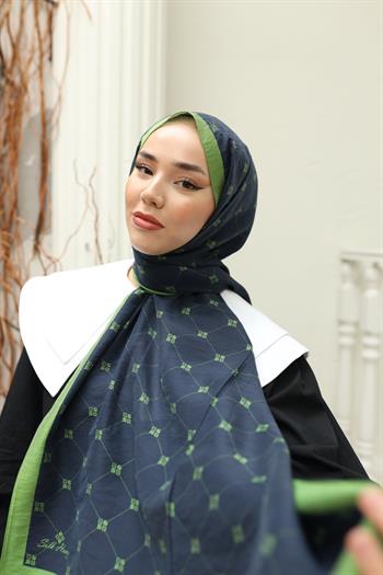 Silk Home Olinda Şal - 49003 - Lacivert Yeşil